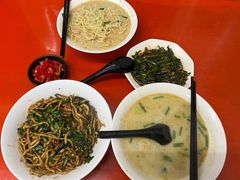 农家红炒长鱼炒面-三百碗宝应长鱼面(板仓街店)