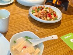 上汤虾仁鲜腐竹-禾珍珠家常小馆(河南博物院店)