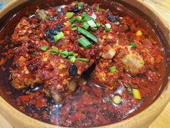 豆辣五花肉蒸排骨-湘遇老伙计浏阳菜馆(南门口店)