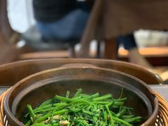啫啫虾酱空心菜-熠盛粤味(永康路店)