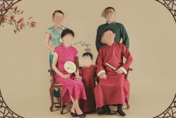 -时光纪亲子全家福照相馆(静安店母女写真父母纪念照)