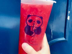 草莓小西米-茶百道(新城市广场店)