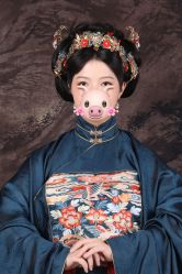 -后宫·古装汉服京剧儿童亲子全家福摄影