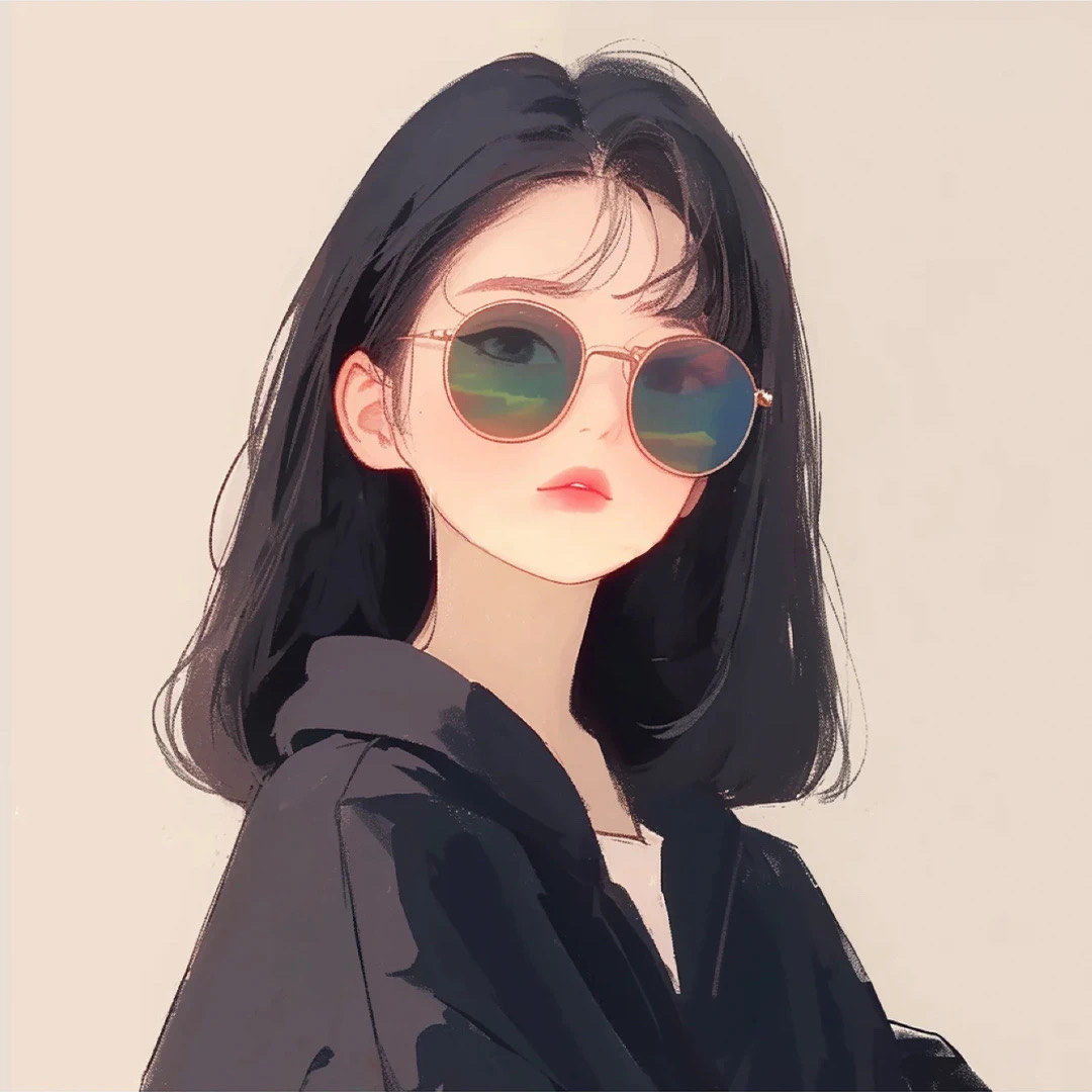 清新简约女头像