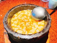 石锅鸡汤豆腐-绿茶餐厅(蓝色港湾店)