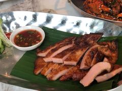 炭烧猪颈肉-星洲小聚·东南亚菜(中航城君尚店)
