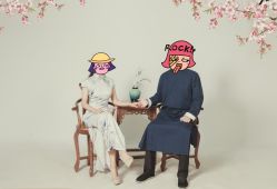 -时光纪亲子全家福照相馆(静安店母女写真父母纪念照)