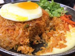 酸菜炒五花肉-釜山美食韩国炸酱面(长大店)