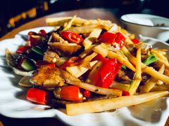 酸笋炒大肠-牛八宝桂林米粉(八里庄店)