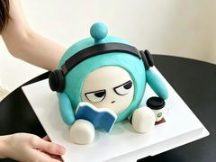 -咖咖熊蛋糕定制·蓝风车动物奶油