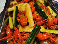 香辣年糕小龙虾-香蟹园金湖龙虾(金磐路旗舰店)