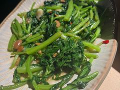 水豆豉炒蓬蒿菜-山石榴·贵州菜(丰盛里店)