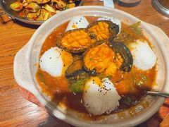 螺丝椒鲍鱼饭-九號院子海鲜烧烤