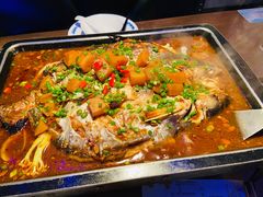 -探鱼·鲜青椒爽麻烤鱼(天一广场店)