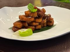 长白山蓝莓汁熏鱼-长春凯悦酒店-品悦中餐厅