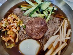 韩国荞麦冷面-青纱灯笼韩国料理店