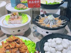 -海派美食·家宴海鲜青岛菜·石锅鲽鱼头(东方城店)