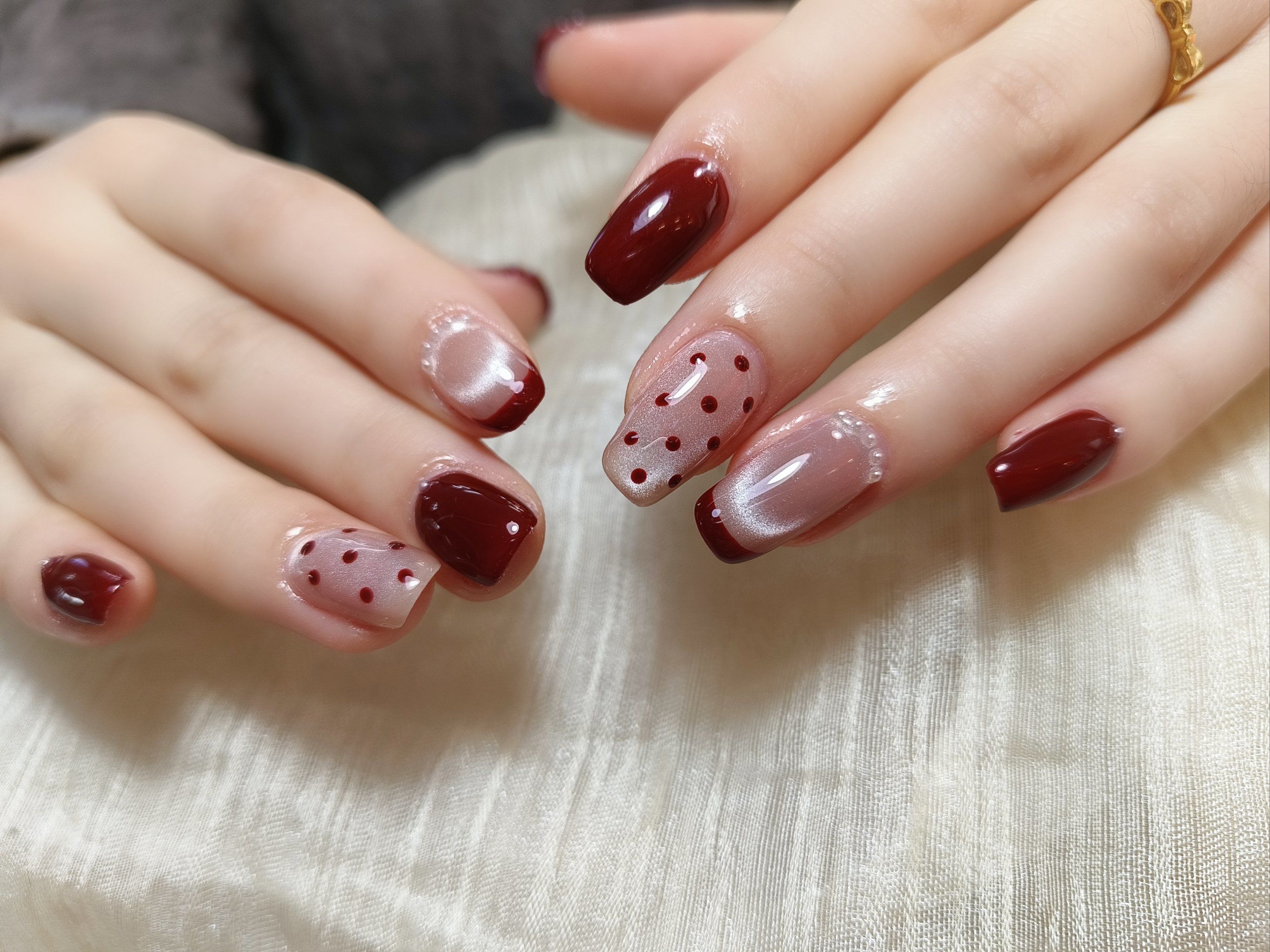 做个精致女人从美甲开始,新年战甲闪闪发光