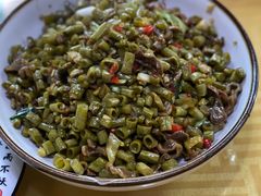 酸豆角鸡胗-回家湘菜馆(浮山后店)