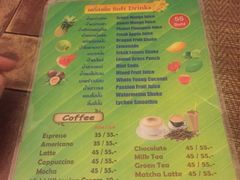 菜单-自然餐厅(Phuket)