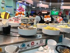 自助取餐区-咕叽咕叽自助烤肉小火锅(西城广场购物中心店)