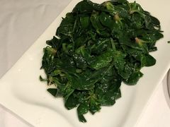 清炒崇明矮脚菠菜-道道鲜·崇明私房菜(五角场店)