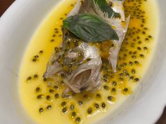 百香果蒸海鲈鱼-觅唐MITONG(鸟巢店)