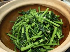 啫啫虾酱空心菜-熠盛粤味(永康路店)