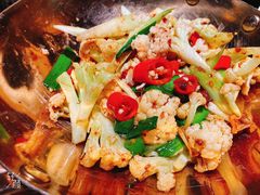 干锅菜花-绿茶餐厅(西单老佛爷店)