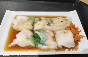 Yellow Croaker and Shrimp Rice Noodle Rolls