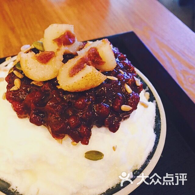 红豆年糕雪花冰小份