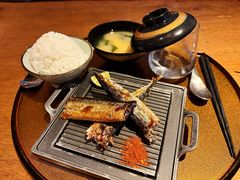 盐烤秋刀鱼拌饭-Mr.Fish鱼鲜生海鲜放题(高德置地冬广场店)