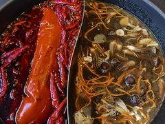 麻辣牛油x老菇菌汤鸳鸯锅-蜀大侠火锅(春熙路店)