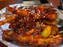 烤辣味鸡爪-青春韩国料理(汽博店)