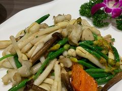 花生苗炒海螺片-周锦记广式餐厅(格林生活坊2期店)