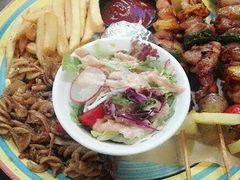 墨西哥法喜达烤猪肉串拼盘-遇见西木美式餐厅(体育路店)