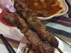 羊肉串-语言大学-清真食堂