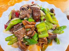 尖椒肥肠-温州一家人美食(西木头市店)