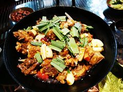 辣子爱上鸡-山间农家