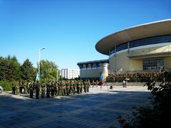 军训中的新生-吉林大学(前卫南区)