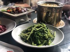 清炒空心菜-吴越荣记苏州菜·松鼠桂鱼100%活鱼现做(斜塘老街店)