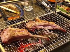 羊排-長壹旋转烤吧 农家鸡火锅