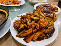 毛蟹炒年糕-牧羊餐厅