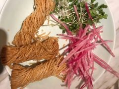 馓子拌野菜-掌柜的店·河南菜(日月光店)