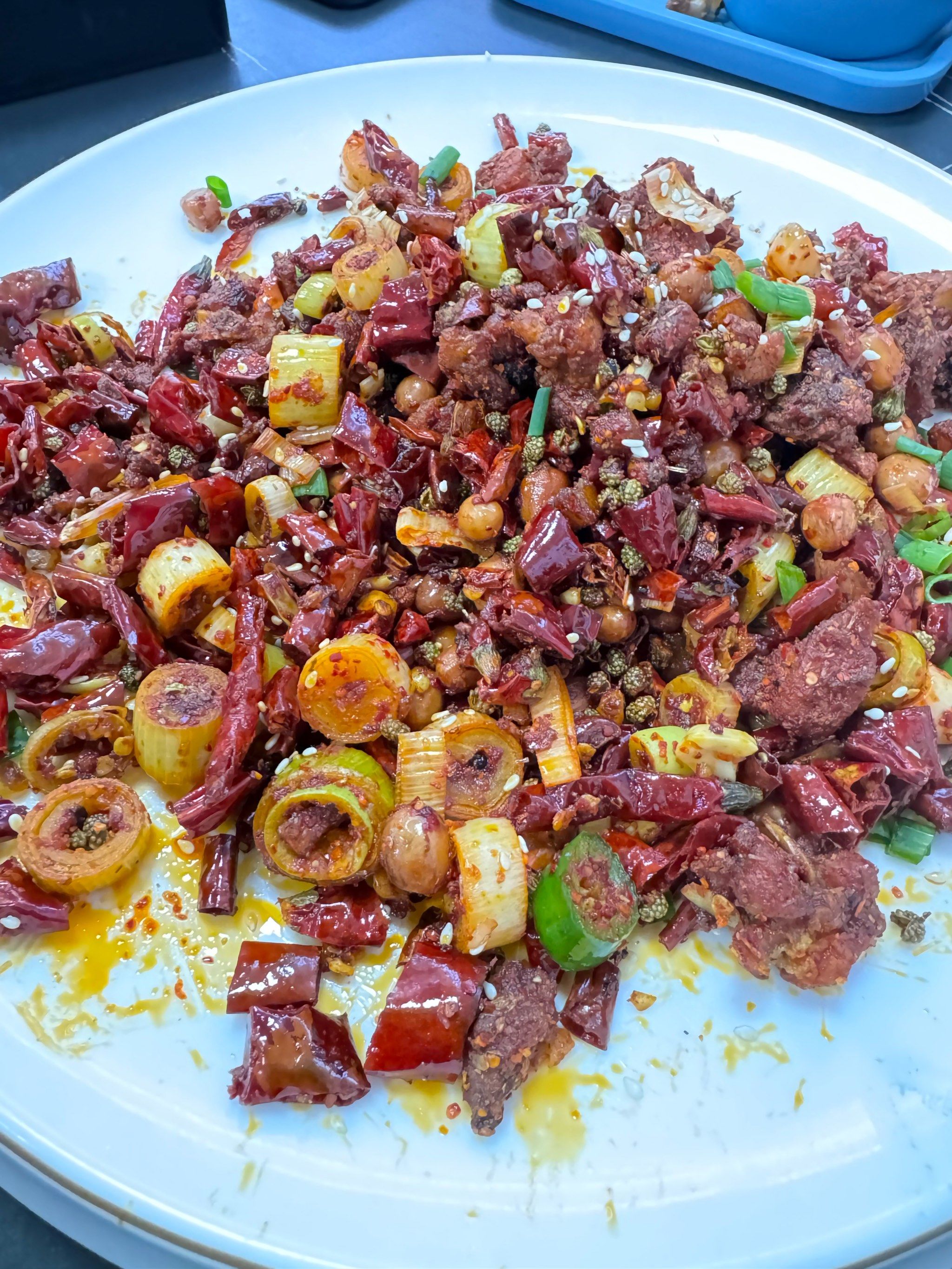 后面有菜单照片～\\n点了辣子鸡麻麻鱼夫妻肺片和苦瓜没有一个踩雷