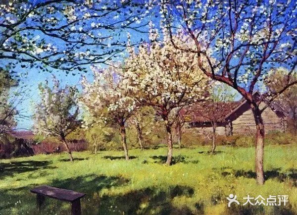 油画风景画画的这么好，不愧是大师！