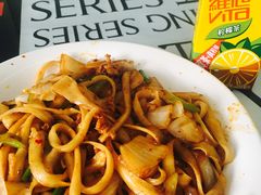 孜然鸡丝炒面-首都师范大学-本部食堂