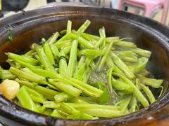 虾酱啫通菜-天宝食坊·啫啫煲大排档(西华路店)