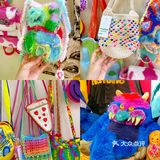 杭州新开自由DIY古着店首家泰国超火串珠别针🧷背心