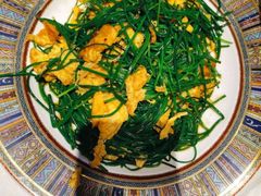 沙葱炒鸡蛋-阿里疆Alijiang·丝路美食·异域风情·清真(长楹天街店)